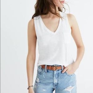Madewell Whisper Tank - S, light pink. Like new!
